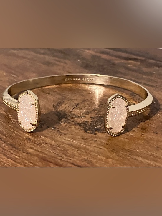 Kendra Scott Jewelry - Elton Gold Cuff Bracelet in Iridescent Drusy